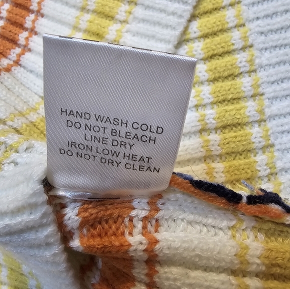 Dance & Marvel Two Piece Cropped Striped Sweater Size Large NWT - Picture 7 of 8